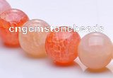 CAG39 12mm round dragon veins agate gemstone beads Wholesale