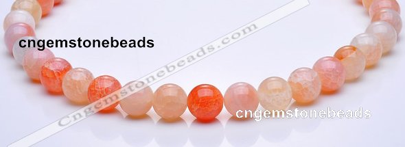 CAG39 12mm round dragon veins agate gemstone beads Wholesale