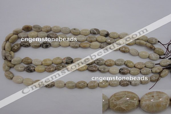 CAG3901 15.5 inches 8*12mm oval chrysanthemum agate beads