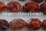 CAG4178 15.5 inches 15*20mm faceted nuggets natural fire agate beads