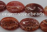 CAG4216 15.5 inches 18*25mm oval natural fire agate beads