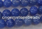 CAG4301 15.5 inches 6mm round dyed blue fire agate beads