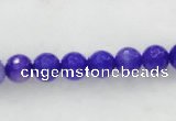 CAG437 5pcs 8mm&10mm&12mm faceted round violet agate beads wholesale