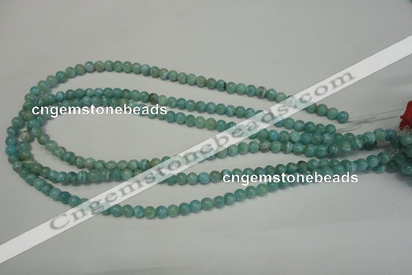 CAG4401 15.5 inches 6mm round dyed blue lace agate beads