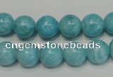 CAG4403 15.5 inches 10mm round dyed blue lace agate beads