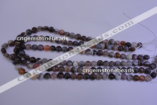 CAG4440 15.5 inches 8mm flat round botswana agate beads wholesale