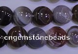 CAG4444 15.5 inches 16mm flat round botswana agate beads wholesale