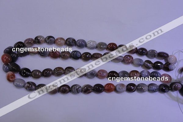 CAG4451 15.5 inches 10*12mm oval botswana agate beads wholesale