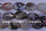 CAG4462 15.5 inches 10*14mm faceted oval botswana agate beads