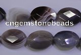 CAG4464 15.5 inches 13*18mm faceted oval botswana agate beads