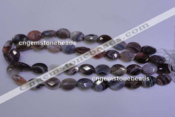 CAG4465 15.5 inches 15*20mm faceted oval botswana agate beads