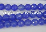 CAG4506 15.5 inches 8mm faceted round agate beads wholesale