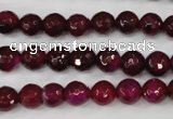 CAG4508 15.5 inches 8mm faceted round agate beads wholesale