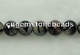 CAG451 15.5 inches 14mm faceted round agate beads Wholesale