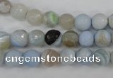 CAG4512 15.5 inches 8mm faceted round agate beads wholesale
