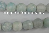 CAG4515 15.5 inches 10mm faceted round fire crackle agate beads