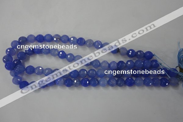 CAG4532 15.5 inches 10mm faceted round agate beads wholesale