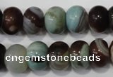 CAG4592 15.5 inches 10*14mm rondelle agate beads wholesale