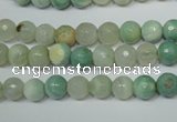 CAG4811 15 inches 6mm faceted round fire crackle agate beads