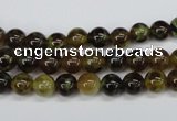 CAG4831 15 inches 6mm round dragon veins agate beads wholesale