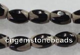 CAG5084 15.5 inches 8*12mm drum tibetan agate beads wholesale