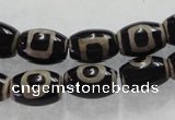 CAG5089 15.5 inches 8*12mm drum tibetan agate beads wholesale