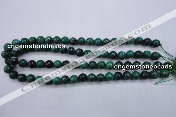 CAG5128 15.5 inches 10mm faceted round agate beads wholesale