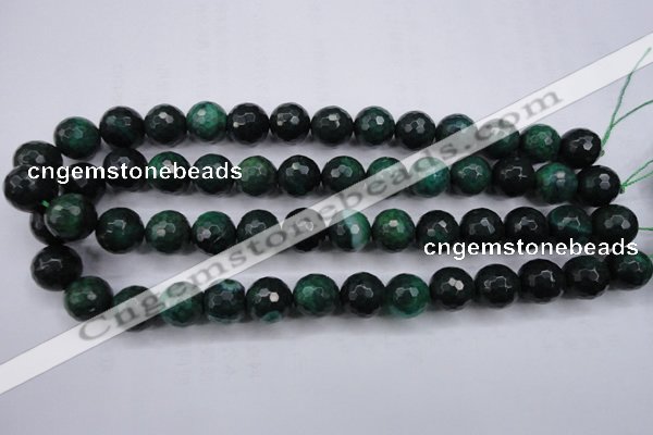 CAG5130 15.5 inches 14mm faceted round agate beads wholesale