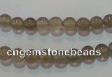 CAG5240 15.5 inches 6mm round Brazilian grey agate beads wholesale