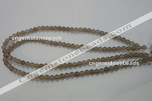 CAG5240 15.5 inches 6mm round Brazilian grey agate beads wholesale