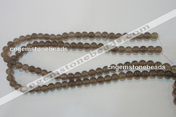 CAG5241 15.5 inches 8mm round Brazilian grey agate beads wholesale