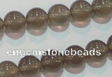 CAG5242 15.5 inches 10mm round Brazilian grey agate beads wholesale