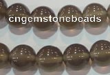 CAG5243 15.5 inches 12mm round Brazilian grey agate beads wholesale