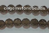 CAG5248 15.5 inches 10mm faceted round Brazilian grey agate beads