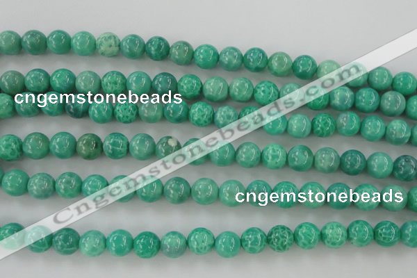 CAG5302 15.5 inches 8mm round peafowl agate gemstone beads