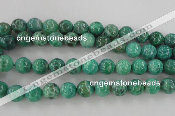 CAG5305 15.5 inches 14mm round peafowl agate gemstone beads