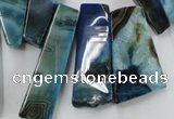 CAG5455 15.5 inches 12*20mm - 16*58mm freeform agate gemstone beads