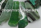 CAG5456 15.5 inches 14*28mm - 16*60mm freeform agate gemstone beads