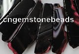 CAG5461 15.5 inches 16*26mm - 20*66mm freeform agate gemstone beads
