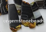 CAG5463 15.5 inches 16*26mm - 20*66mm freeform agate gemstone beads