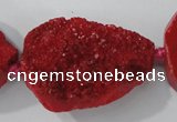 CAG5482 15.5 inches 30*40mm freeform agate gemstone beads