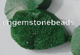 CAG5483 15.5 inches 28*36mm freeform agate gemstone beads