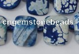 CAG5521 15.5 inches 17*20mm nuggets agate gemstone beads