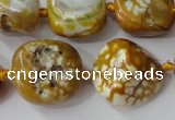 CAG5523 15.5 inches 17*20mm - 20*22mm nuggets agate gemstone beads