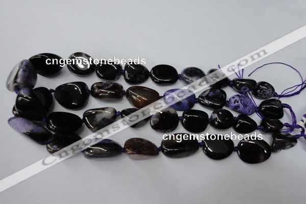 CAG5530 15.5 inches 14*18mm - 22*32mm nuggets agate gemstone beads