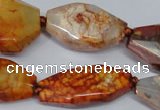 CAG5532 15.5 inches 15*22mm - 15*30mm freeform agate gemstone beads