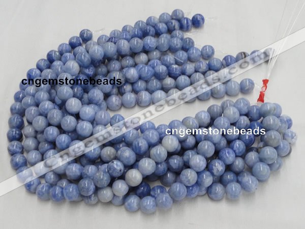 CAG554 16 inches 12mm round blue agate gemstone beads wholesale