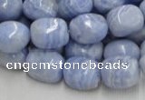 CAG556 16 inches 13*18mm freeform blue agate beads wholesale