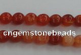 CAG5560 15.5 inches 4mm round natural fire agate beads wholesale