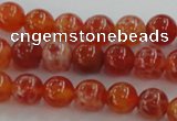 CAG5561 15.5 inches 6mm round natural fire agate beads wholesale